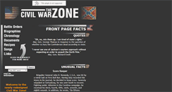 Desktop Screenshot of civilwarzone.com